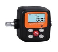 POAHNCU Dinamometrica, Comprobador de torsión ajustable con adaptador, medidor digital, llave cabeza, juego reparación bicicletas automóviles,moto coche camión.(4-135Nm)