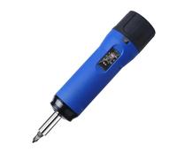 POAHNCU Dinamometrica, Destornillador Dinamométrico Ajustable Preestablecido Con Pantalla Digital Posición De 1/4, Incluye Juego Torsión For Tornillos En Caja,moto coche camión.(0.1-0.6NM)