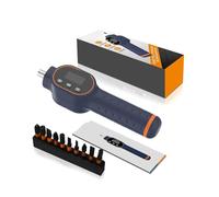 POAHNCU Dinamometrica, Destornillador dinamométrico digital de 1/4" ajustable, 7,08-70,8 in-lbs, for montaje muebles y reparación vehículos,moto coche camión.