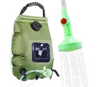 POAHNCU Ducha de Camping, Solar-Heated Camping Shower Bag - Portable Bath, Suitable For Outdoor Travel, Climbing, Hiking, Beach and Swimming,para Senderismo,Viajes,Coche