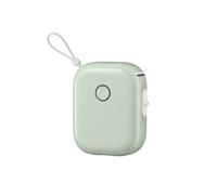 POAHNCU Impresora De Etiquetas, Impresora Térmica, Mini Etiquetadora Portátil, Etiquetadora Inalámbrica con Bluetooth,para Etiqueta de Fecha de Texto(Green)