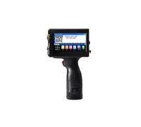 POAHNCU Impresora de inyección de Tinta portátil, Impresora De Inyección Tinta Portátil, Máquina Codificación Fecha, Identificación Número Lote, Código QR, Etiquetas Barras, Texto,para etiquet