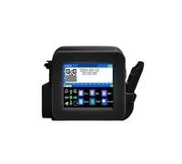 POAHNCU Impresora de inyección de Tinta portátil, Impresora Portátil De Inyección Tinta 12,7 Mm, con Texto, Código QR, Barras, Reconocimiento Números Lote, Máquina Codificadora Imágenes,para etiquet