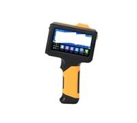 POAHNCU Impresora de inyección de Tinta portátil, Impresora Portátil De Inyección Tinta Térmica Mano 12,7 Mm, Máquina Marcado Códigos Barras Y QR,para etiquet