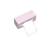 POAHNCU Impresora de inyección de Tinta portátil, Impresora Térmica De Etiquetas Bluetooth, Pequeña Inalámbrica Envío, Portátil 4 X 6 Pulgadas, Compatible con Varios Sistemas,para etiquet(Pink)