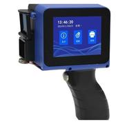 POAHNCU Impresora de inyección de Tinta portátil, Mini Impresora Portátil De Código Barras Inyección Tinta, Codificación Fecha Lote 12.7mm, Número Caducidad,para etiquet