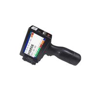 POAHNCU Impresora de inyección de Tinta portátil, pequeña máquina codificadora, Marcado de Fecha, código de caducidad, Impresora automática de Cajas.,para Etiqueta de Fecha de Texto