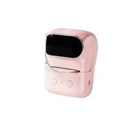 POAHNCU Impresora Portátil De Etiquetas Bluetooth, Impresora Térmica Inalámbrica De Códigos De Barras,para Etiqueta de Fecha de Texto(Pink)