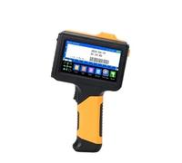 POAHNCU Impresora portátil Multicolor de 12,7 mm con Cuerpo Completamente Cerrado, Texto, código de Barras QR, número de Lote, Logotipo, Fecha, Etiqueta.,para Etiqueta de Fecha de Texto(Red)