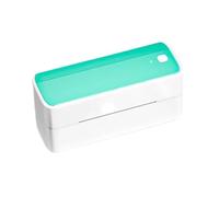 POAHNCU Impresora térmica de Etiquetas Bluetooth, Impresora inalámbrica de Etiquetas pequeñas,para Etiqueta de Fecha de Texto(Green)