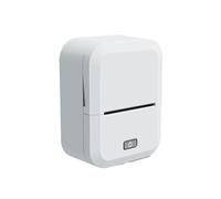 POAHNCU Impresora Térmica De Etiquetas Inalámbrica Portátil Bluetooth Mini Impresora De Etiquetas De Código De Barras,para Etiqueta de Fecha de Texto(White)