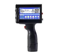 POAHNCU Mini Impresora térmica de inyección de Tinta portátil con código de Barras QR, Fecha de caducidad y Logotipo,para Etiqueta de Fecha de Texto