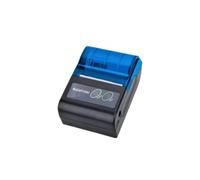 POAHNCU Mini Impresora Térmica Portátil De 58 Mm, Impresora De Recibos, Tickets, Bolsillo, Inalámbrica, Bluetooth, For PC,para Etiqueta de Fecha de Texto(Black Blue Cap)