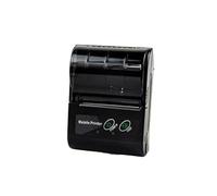 POAHNCU Mini Impresora Térmica Portátil De 58 Mm, Impresora De Recibos, Tickets, Bolsillo, Inalámbrica, Bluetooth, For PC,para Etiqueta de Fecha de Texto(Black Cap)