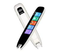 POAHNCU Traductor, Traductor de Voz Inteligente con bolígrafo, 13 Idiomas en Tiempo Real, traductor Diccionario multifunción, traducción for Viajes Negocios,para Viajar/Aprender(White)