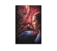 POALXFGB Póster decorativo de Stranger Things para TV, 4 pósteres de pared e impresión artística moderna para dormitorio familiar, 20 x 30 cm