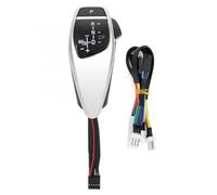 POANBCGY Palanca De Cambio LED Para Coche RHD Palanca De Cambio De Marchas Automática Compatible Con Para BMW E46 E60 E61 Volante A La Derecha Piezas Transmisión(Titanium Silver)