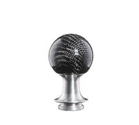 POANBCGY Perilla De Cambio De Marchas Manual De Fibra De Carbono Real Para Bora Para Jetta Para Passat Accesorios De Coche Piezas Transmisión(Silver)