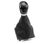 POANBCGY Perilla De Palanca De Cambios De 5/6 Velocidades, Polaina De Balonmano Con Cubierta De Bota Para Focus 2 MK2 2005-2012 Piezas Repuesto(6 speed black)