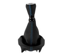 POANBCGY Rótula Cambio para Peugeot 207 307 406 para Citroen C3 C4 C5 Pomo De Palanca De Cambios De Cuero Funda De Cuello De Bota De Palanca De Cambios(Blue Case)
