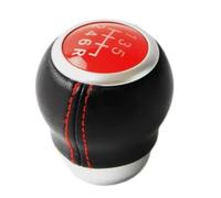 POANBCGY Rótula Cambio Perilla De Cambio De Marchas para Subaru Impreza WRX STI para Outback para Forester 2009-2016(6 Speed Red)