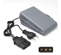 POANES Cable de alimentación pedal de control de pie para máquina de coser Brother compatible con Brother JX2517 LX3817 LS2125 LX3125 1034D LX2500 XL5130 GX37 LS2400 XR3774 LS1520