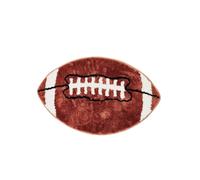 Poaug Carpet Clearance: Football Sports Bathroom Decorative Rug, Anti-Slip Water-Absorbent Floor Mat (60*40cm), Brown - Compatible with Home & Room
