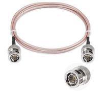 POBADY Cable BNC macho a BNC macho 75ohm BNC macho a macho HD-SDI RG179 RF coaxial Pigtail Jumper Cable 3ft/1m