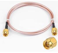 POBADY Cable de extensión de antena SMA macho a SMA macho Pigtail Cable WLAN Antena RG316 23.6 pulgadas/60 cm para red inalámbrica WiFi 2G 3G 5G Antena Router GSM Bluetooth WLAN LAN