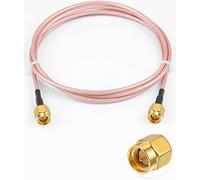 POBADY Cable de extensión de antena SMA macho a SMA macho Pigtail Cable WLAN Antena RG316 3 pies/1 M para red inalámbrica WiFi 2G 3G 4G Antena Router GSM Bluetooth WLAN