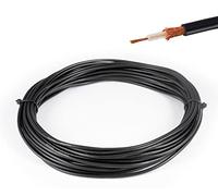 POBADY RG174 RF Cable coaxial negro 50ohm 23.8FT/10M
