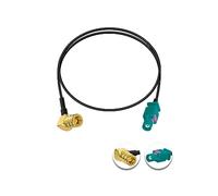 POBADY SMB hembra ángulo recto a Fakra Z macho cable de extensión 20 pulgadas/50 cm Universum FAKRA enchufe a SMB adaptador de antena RG174 tipo Z cable