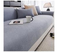 Pobbycrafm Funda Sofa Chaise Long, Chenilla Fundas Asientos Sofas, Universal Antideslizante Cubre Sofa Chaise Longue Funda de Sofá de 1/2/3/4 Plazas C 90x280cm