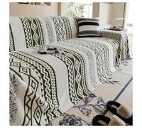 Pobbycrafm Funda Sofa para 1 2 3 4 Plazas, Manta Cubre Sofá Grande Universal Protector Sofa Gatos Arañazo Fácil de Poner y Lavar Fundas Asientos Sofas Green 180x480cm