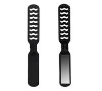 Poble De Cortura Compacto - Mini Cepillo Plegable Con Espejo, Herramienta De Estilo De Viaje Práctica | Douletter De Bolsillo Para Cabello Grueso, Bolsa De Gimnasio, Compañero De Bolso, Accesorio