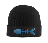 Pobre Pescado Gorra de Punto cálida Hip Hop Gorra Gorra de Exterior Sombreros de Exterior otoño Invierno para Hombres Mujeres Adultas