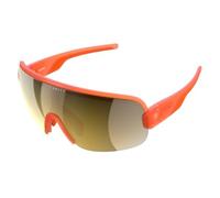 POC Aim Gafas, Fluo. Orange Translucent/Clarity Road/Partly Sunny Gold, One Size Unisex Adulto
