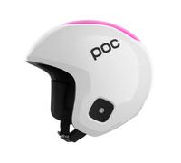 POC Calavera Dura Jr Casco, Unisex, Blanco hidrógeno/Rosa Fluorescente, XS-S (51-54 cm)