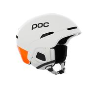 POC - Cascos esquís hombre - Obex MIPS Hydrogen White/Fluorescent Orange - Talla 51-54 cm - Blanco Blanco 51-54 cm