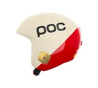 POC - Cascos esquís hombre - Skull Dura Comp MIPS Rouge/Blanc - Talla 51-54 cm - Blanco