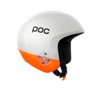 POC - Cascos esquís hombre - Skull Dura X MIPS Hydrogen White/Fluorescent Orange - Talla 55-58 cm - Blanco Blanco 55-58 cm