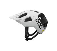 POC Cularis Hydrogen White/Uranium Black Matt w. Logo Casco de ciclismo L