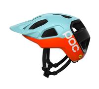 POC Cularis Indicolite Blue Matt/Carnelian Orange Matt Casco de ciclismo M