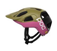 POC Cularis Olivine Green Matt/Thulite Pink Matt Casco de ciclismo M