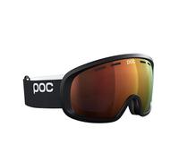 POC - Máscaras de esquí - Fovea Mid Uranium Black/Partly Sunny Orange - Negro Negro one size