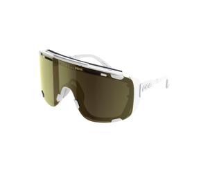 POC - Gafas de sol - Devour Glacial Hydrogen White/Clarity Universal/Sunny Gold - Blanco Blanco one size