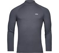 POC Layer Merino Mock Neck Jersey, camiseta térmica, hombre, gris oscuro XL(54) Sylvanite Grey