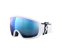POC - Máscaras de esquí - Fovea Blixten White/Partly Sunny Blue - Blanco Blanco one size