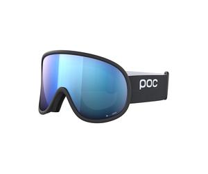 POC - Máscaras de esquí - Retina Uranium Black/Partly Sunny Blue - Negro Negro one size