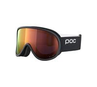 POC - Máscaras de esquí - Retina Uranium Black/Partly Sunny Orange - Negro Negro one size
